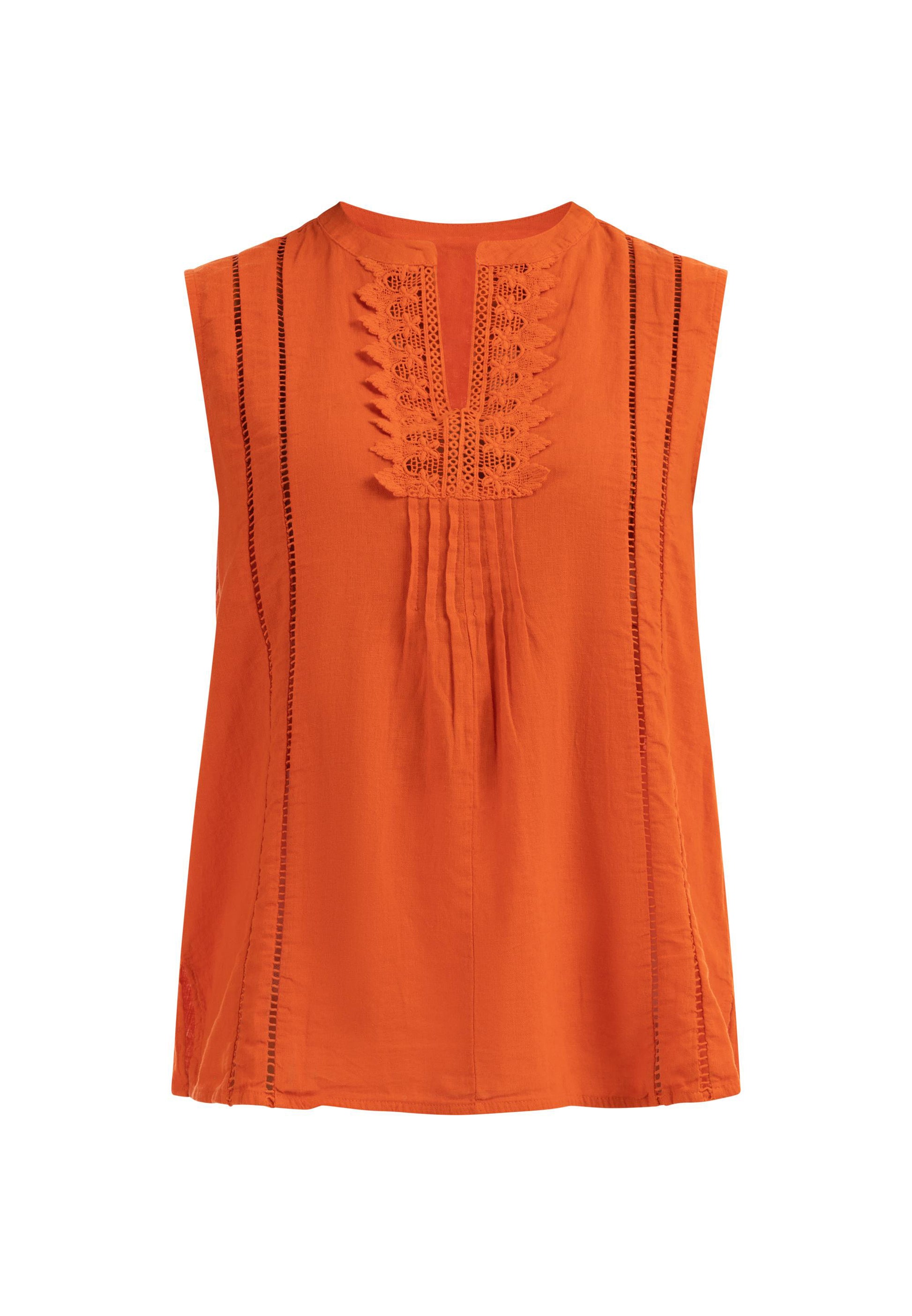 Albee Women's Blouse Top With Lace