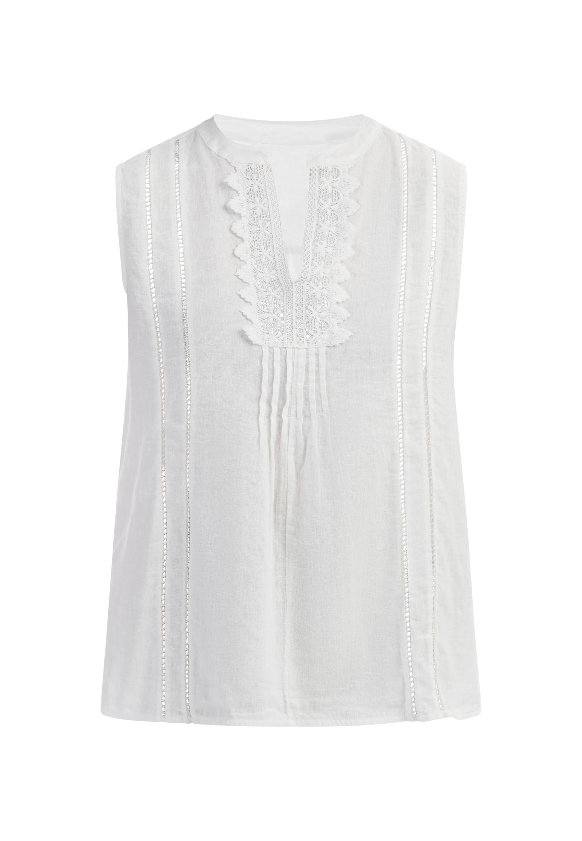 Albee Women's Blouse Top With Lace