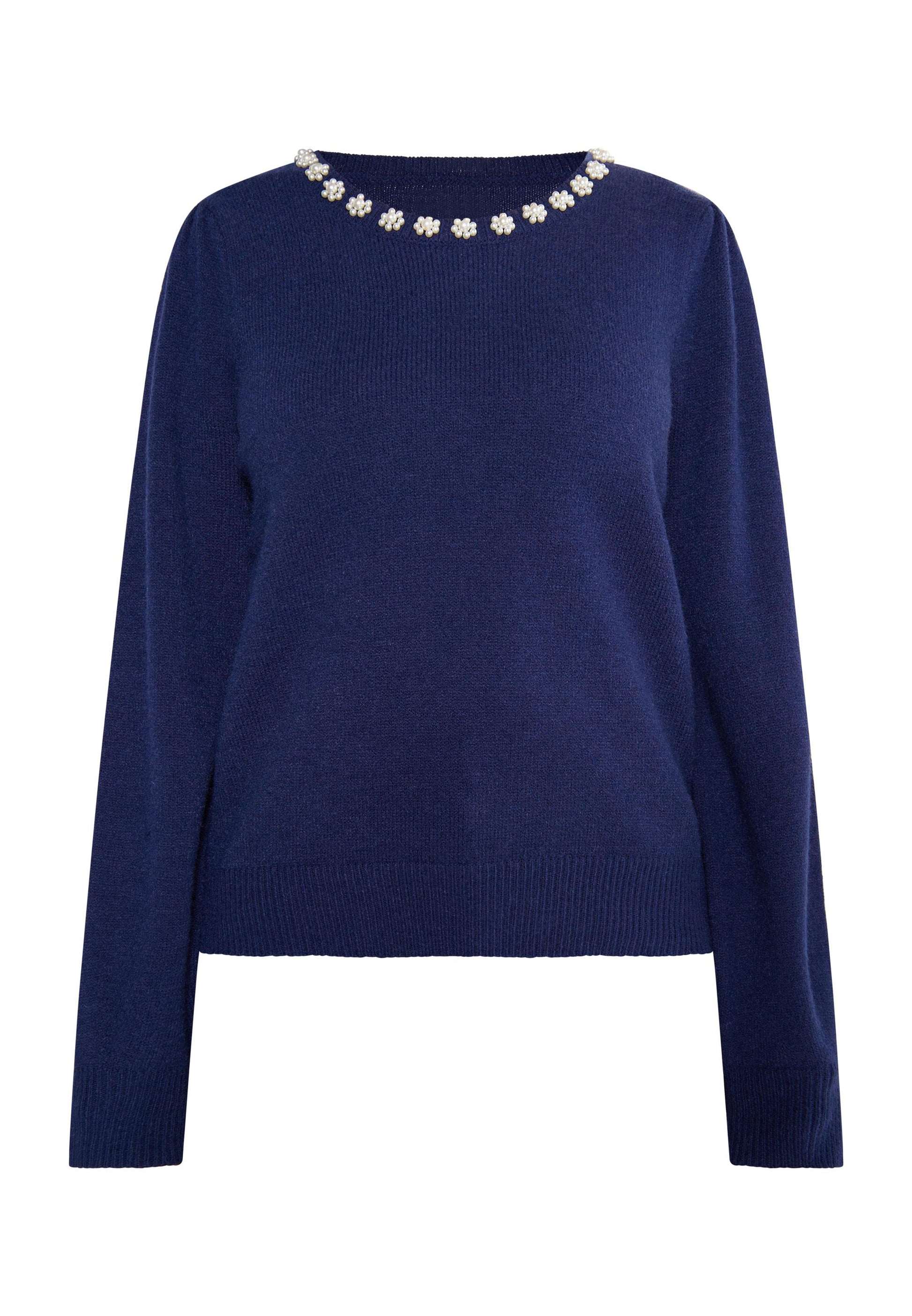 Albee Women's Sweater With Pearls