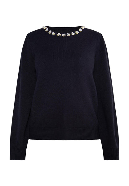 Albee Women's Sweater With Pearls