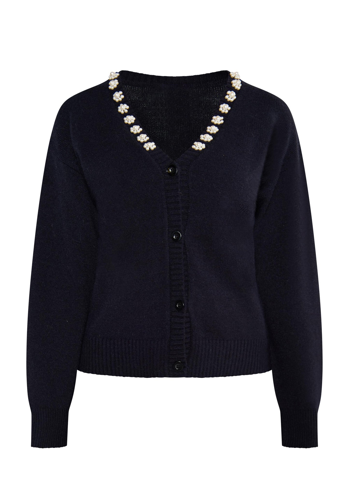 Albee Women's Cardigan With Pearls