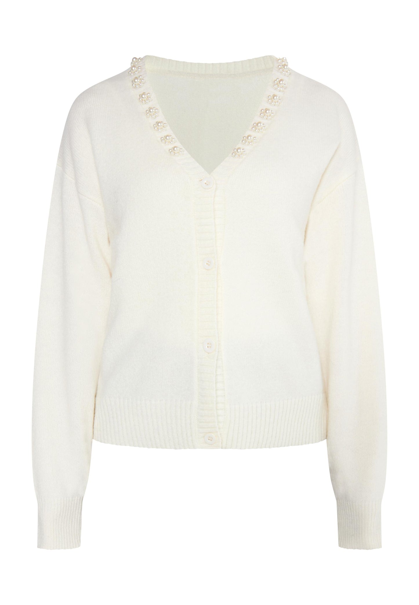 Albee Women's Cardigan With Pearls