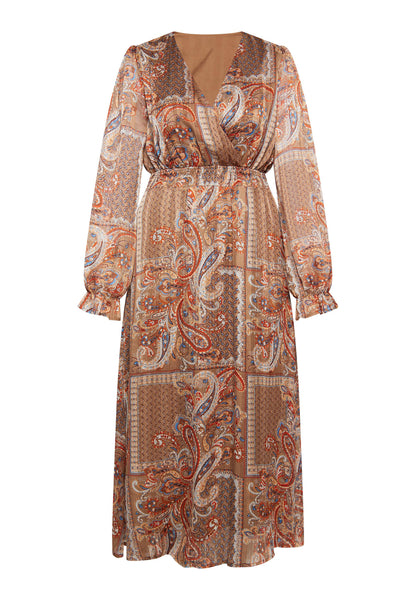 Albee Women's Paisley Print Maxi Dress