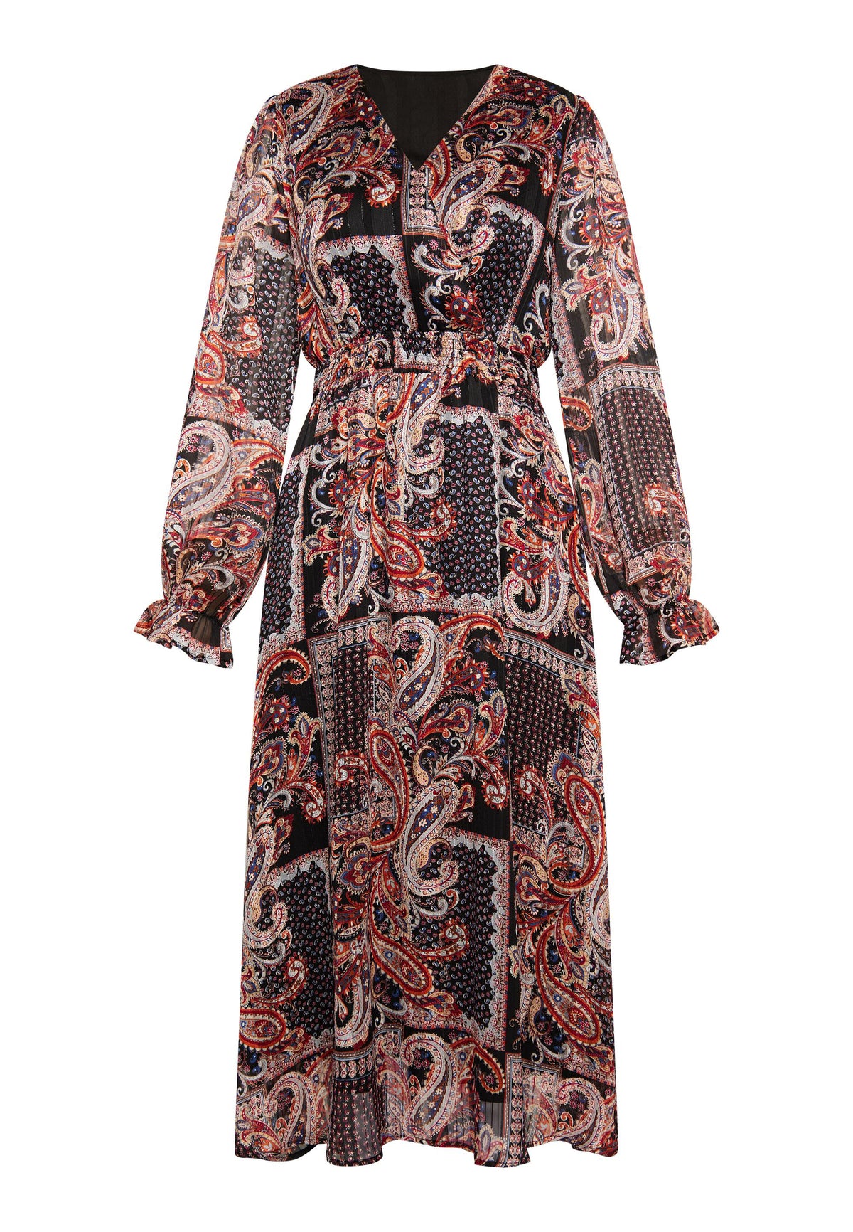 Albee Women's Paisley Print Maxi Dress