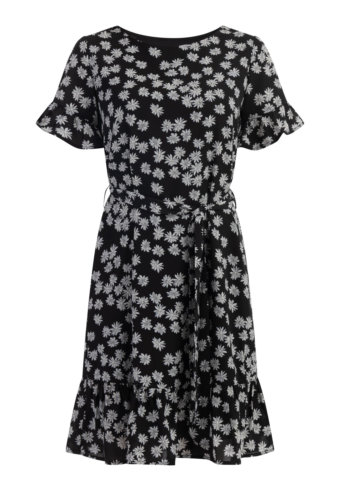 Albee Women's Midi Dress With Ruffles