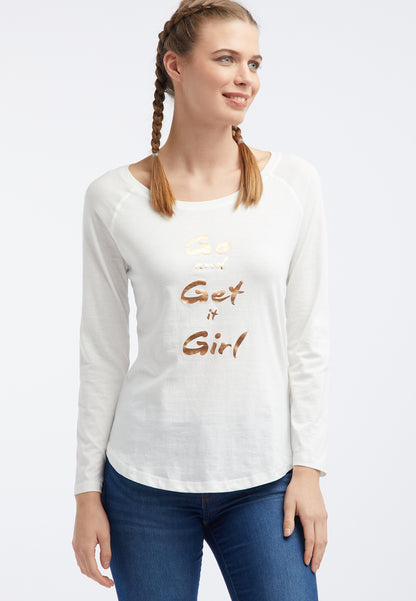 myMo Damen-Langarmshirt