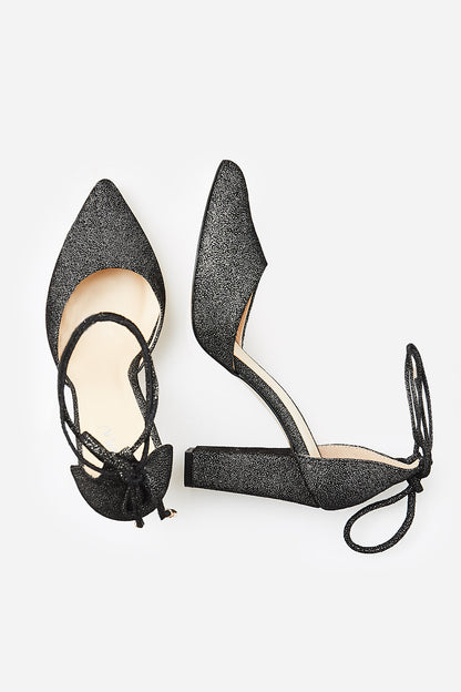 faina Slingpumps mit Glitzerprint