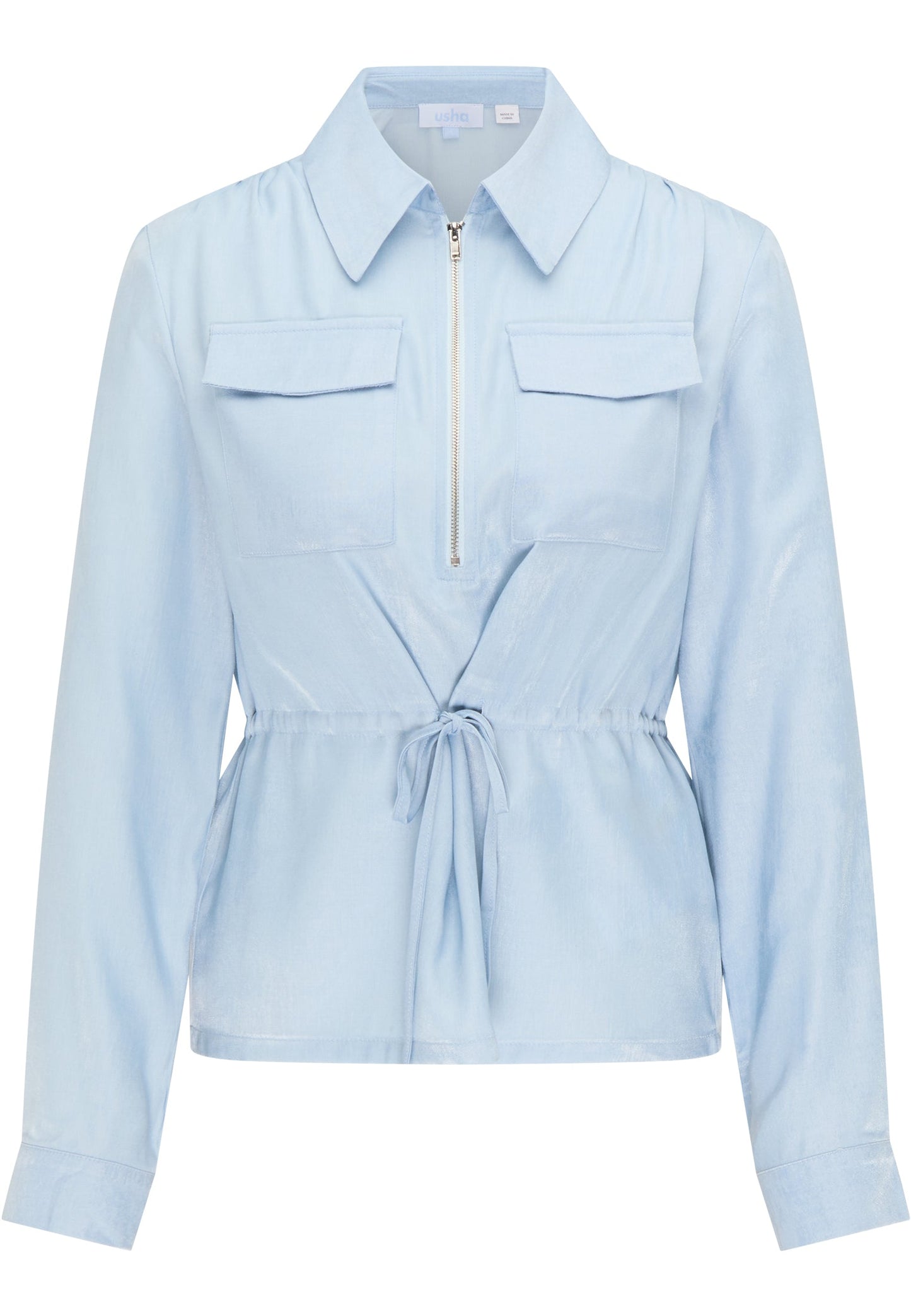 Usha blue label Women's Slip-On Blouse