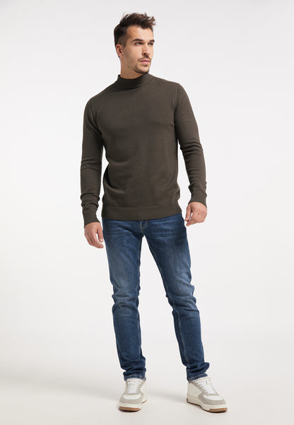 RAIDO Sweter męski Basic Fine dzianina