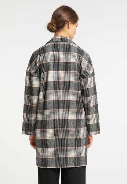 usha BLACK LABEL Women's Glencheck Coat