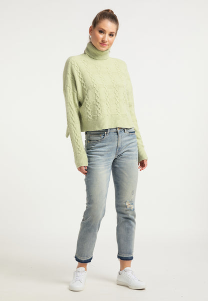 Damski sweter z golfem myMo NOW