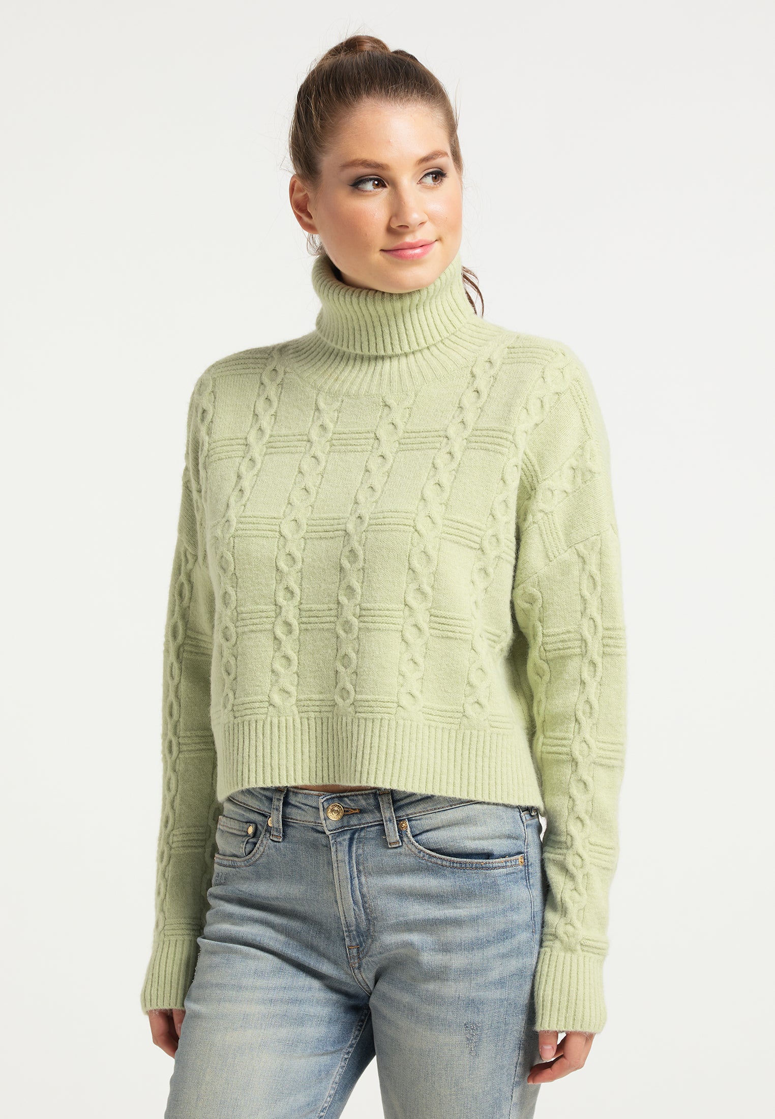 Damski sweter z golfem myMo NOW