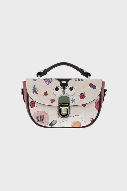 myMo pop EYETHEME Damen-Umhängetasche